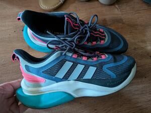 Adidas AlphaBounce+ Low Womens Size 7.5 Athletic Running Shoes Sneakers